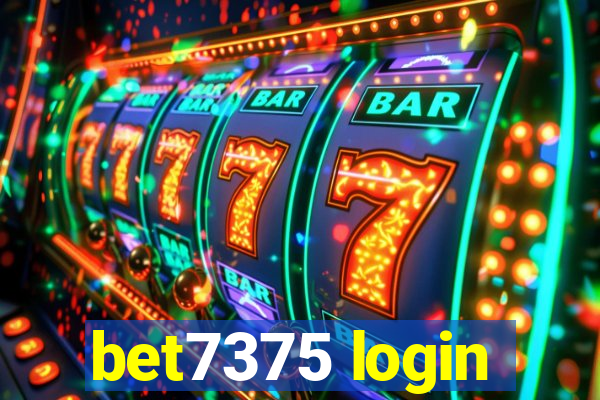 bet7375 login