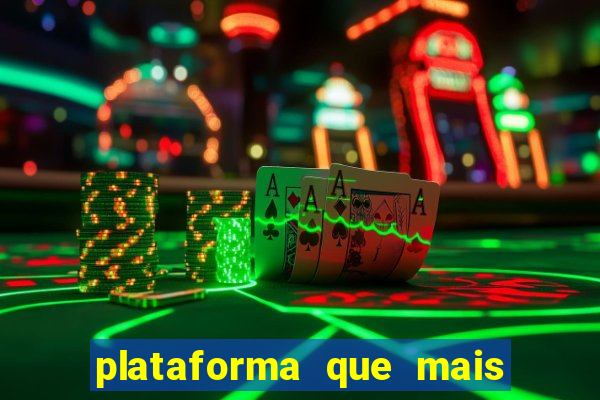 plataforma que mais paga no fortune tiger