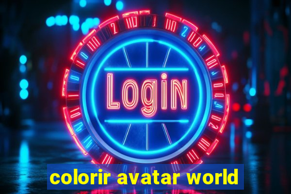 colorir avatar world