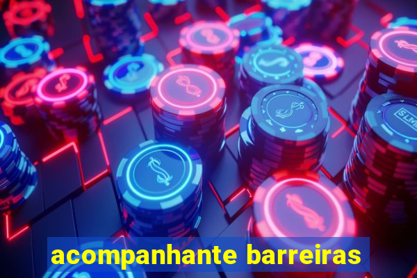 acompanhante barreiras