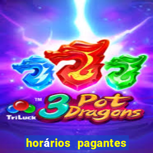 horários pagantes pg soft